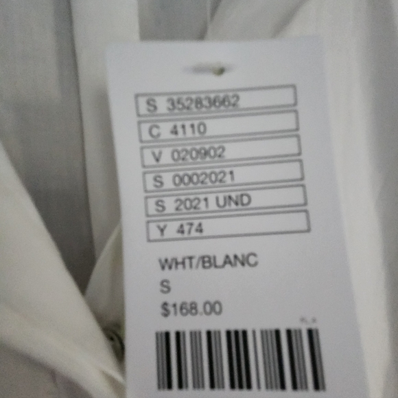 NWT Anthropologie Beautiful White Long Button Up - Picture 5 of 8